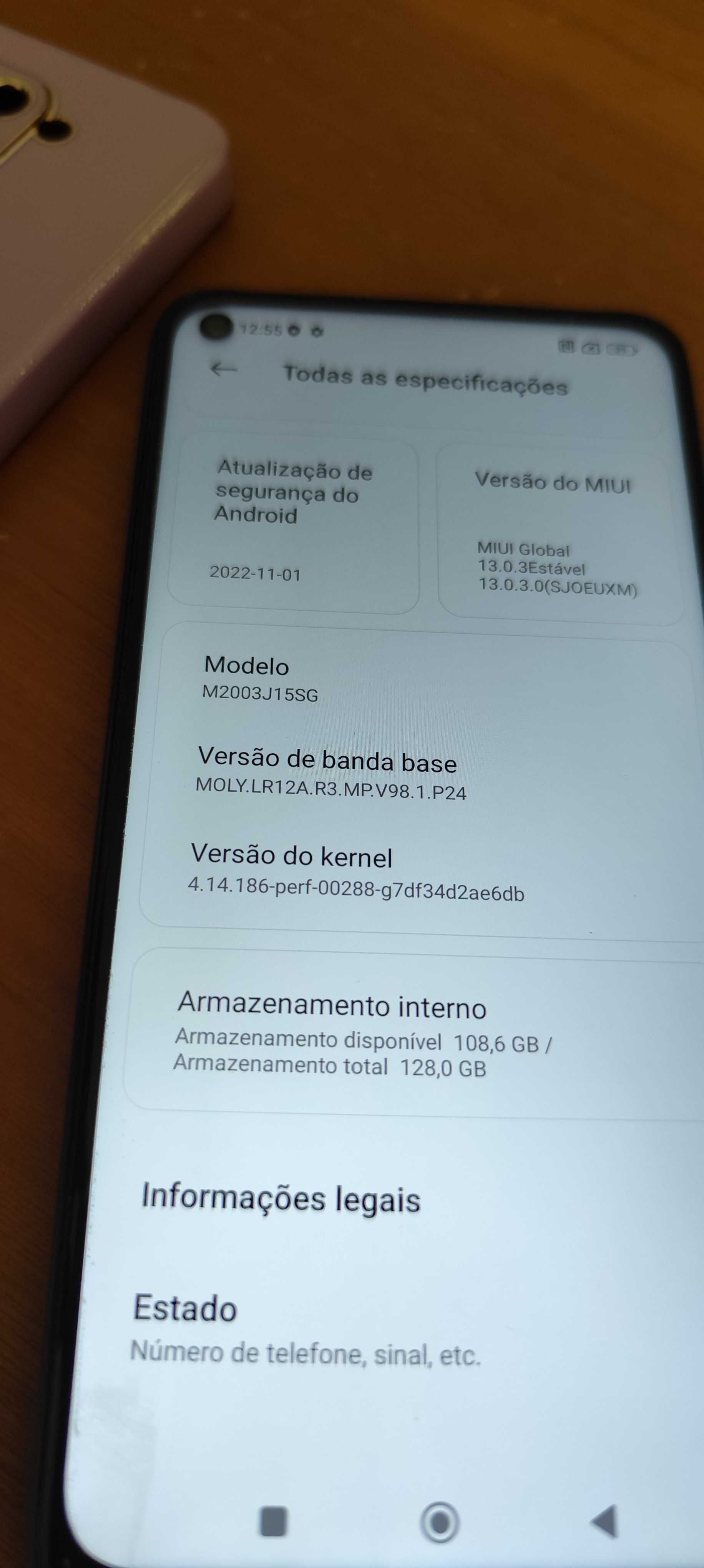 Redmi note 9, usado em bom estado