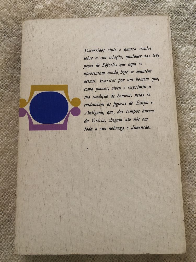 Livro Antígona Ájax. Rei Édipo de Sófocles