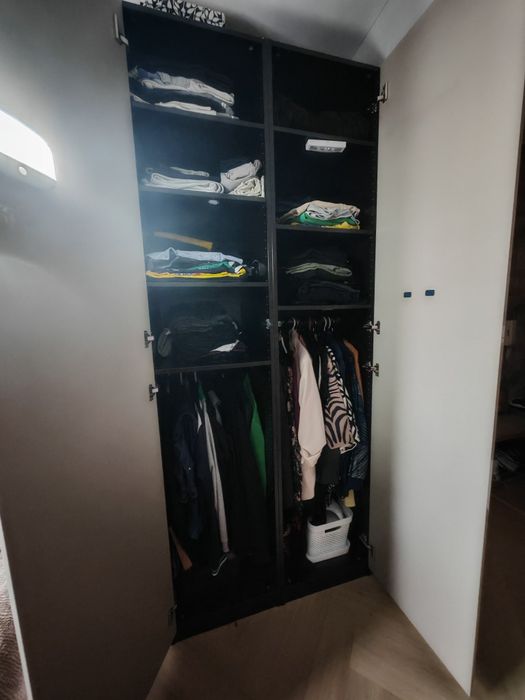 Szafa pax ikea beżowa/ venge