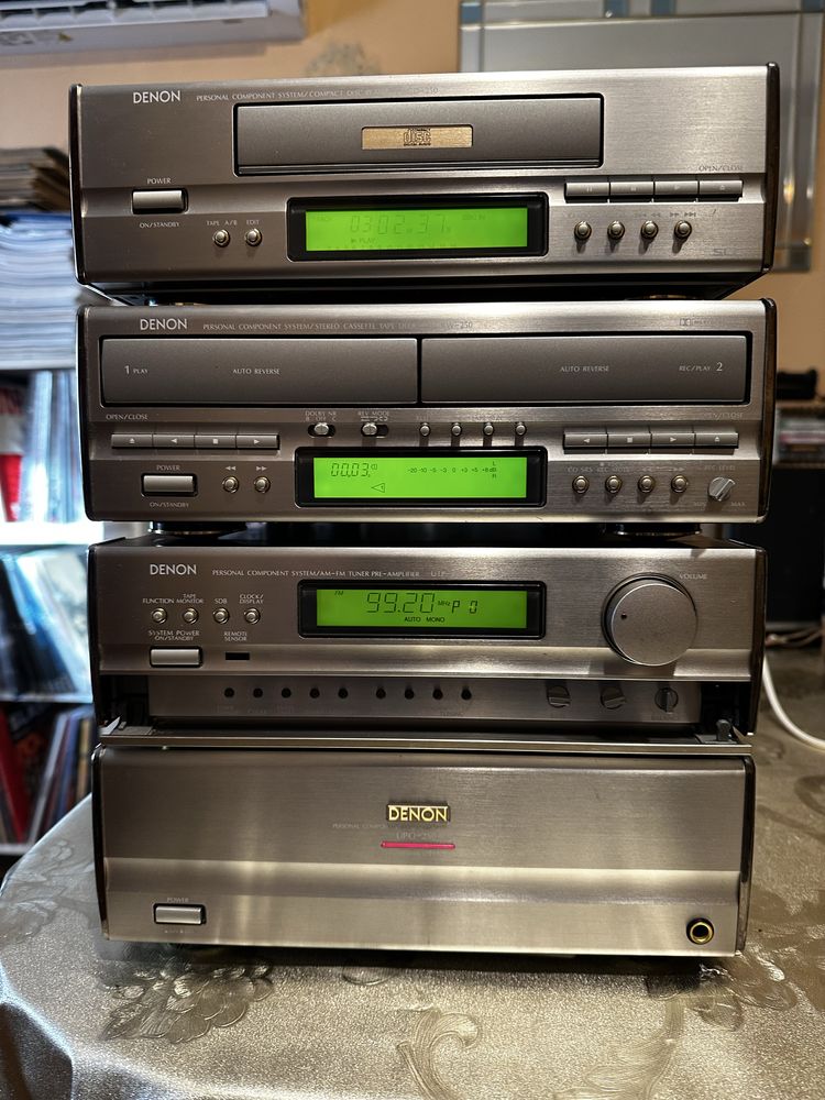 Wieża DENON upo250, utp250, udrw250, usd250 + pilot