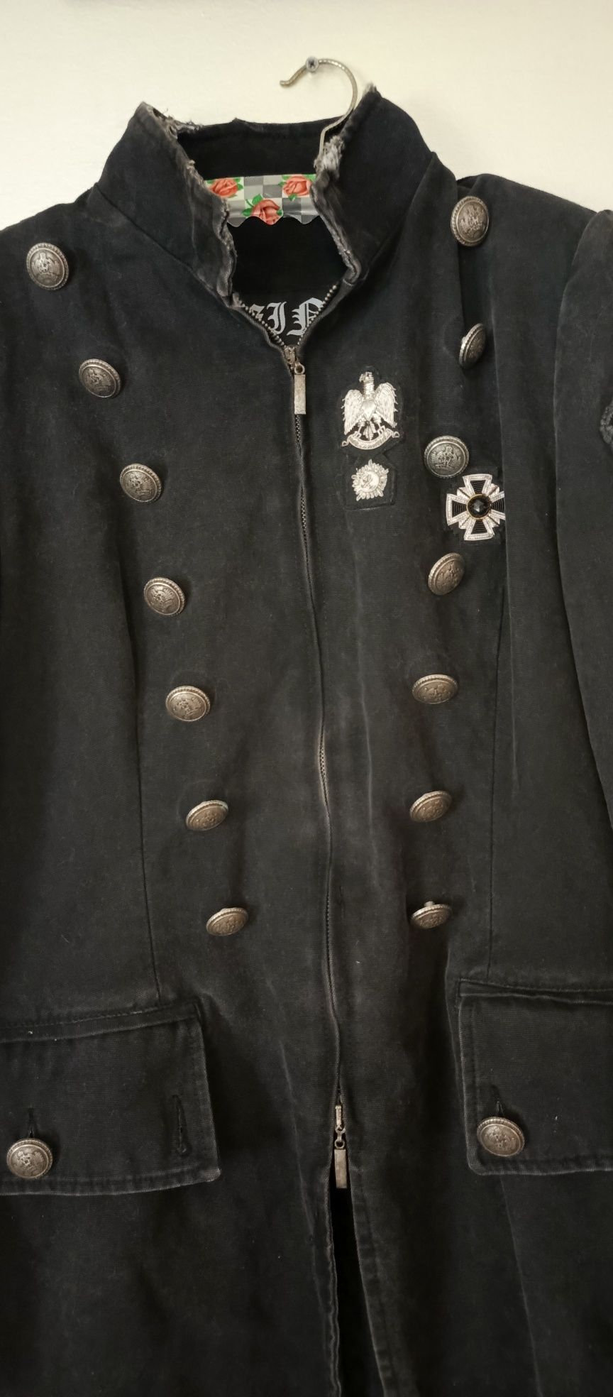 Dżinsowy płaszcz Philipp Plein