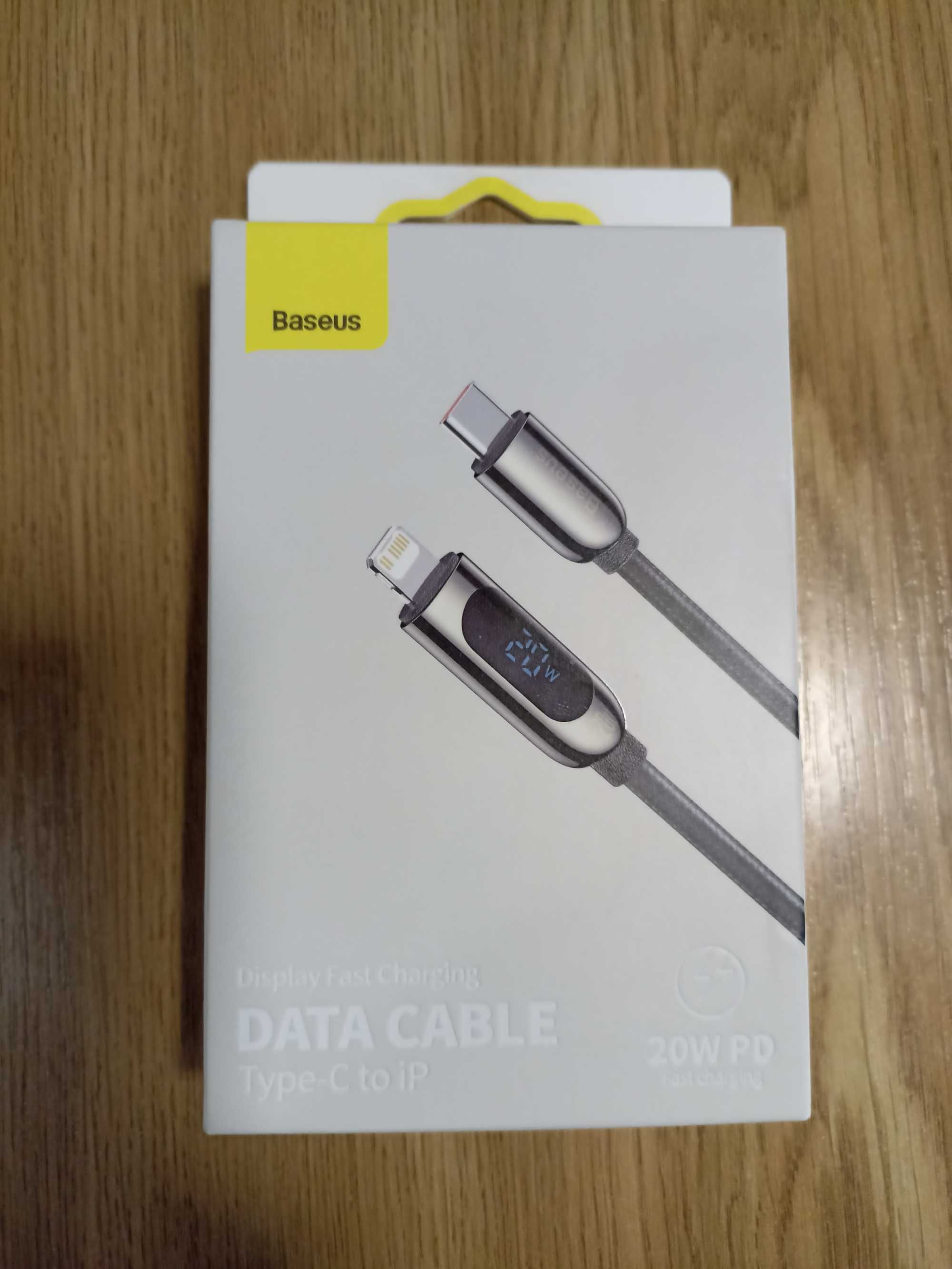 Кабель Baseus Display Fast Charging Data Cable Type-C to IP 20W