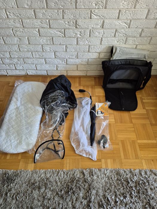 Wózek Maxi Cosi Elea 3w1 gondola, spacerówka, nosidełko, torba, paraso