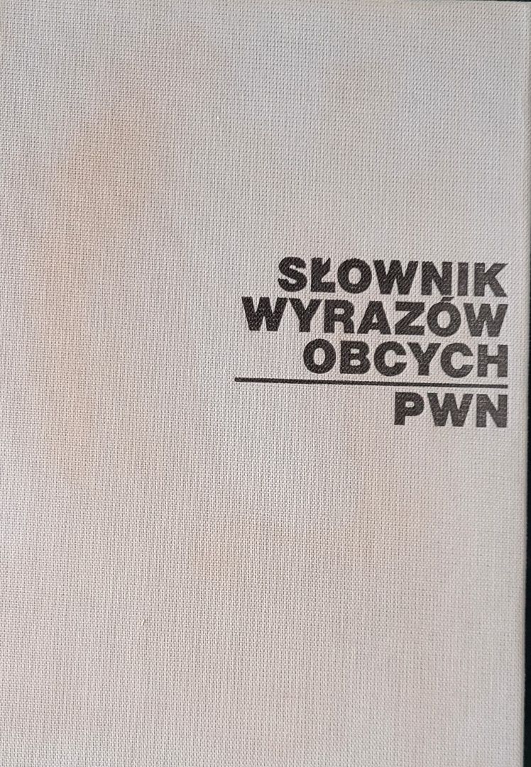 Książka Słownik wyrazów obcych