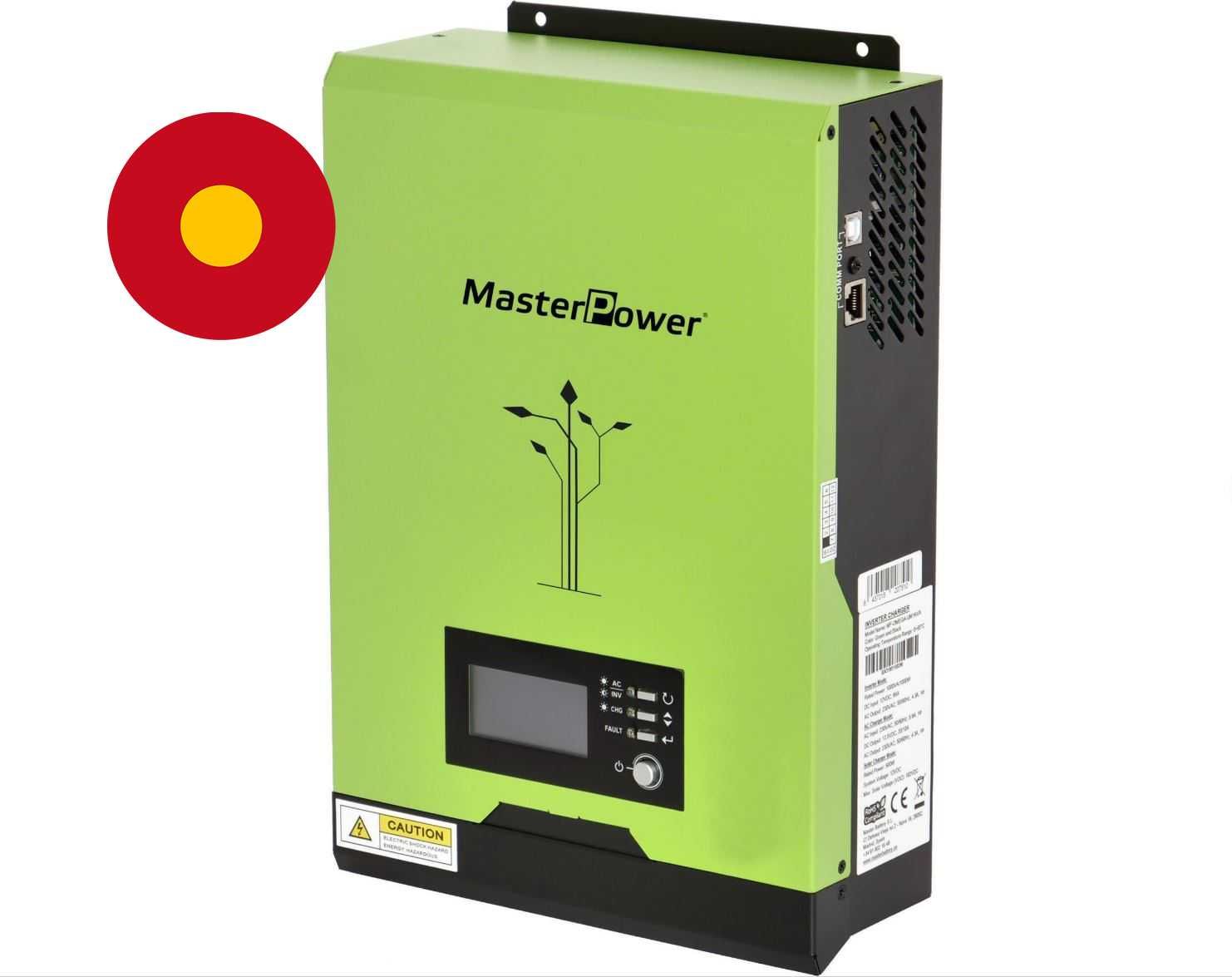 Инвертор чистая синусоида MasterPower Omega 1000W 12V - 3000W 24V