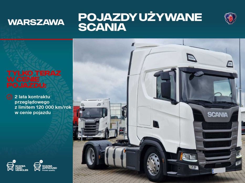 Scania S 460 A4x2EB  MEGA, Klima Postojowa, Nowe Opony DUNLOP !!!
