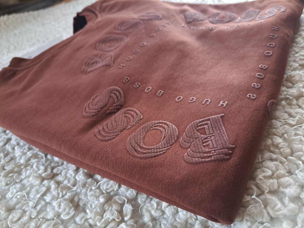 Bluza męska brązowa 2xl nowa bawełna prezent 3nitkowa