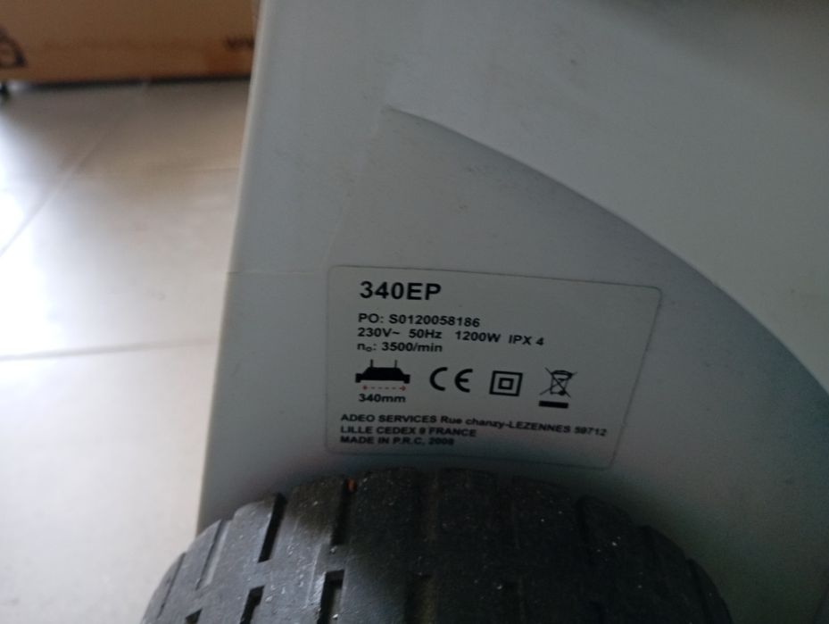 Cortador de relva Sterwings 340 EP, 1 200 W, como novo