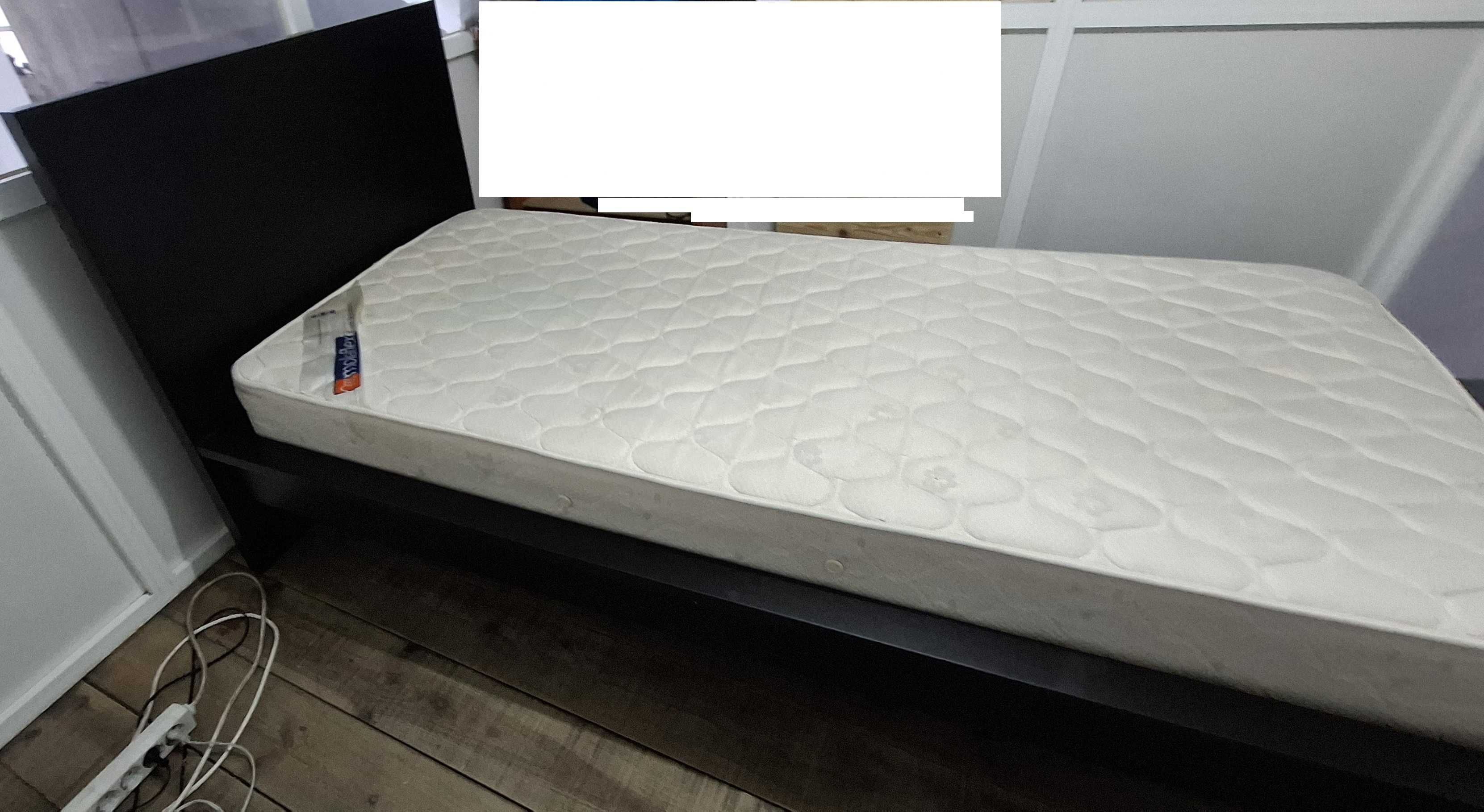 Cama de Solteiro Malm c\ Colchão Molaflex