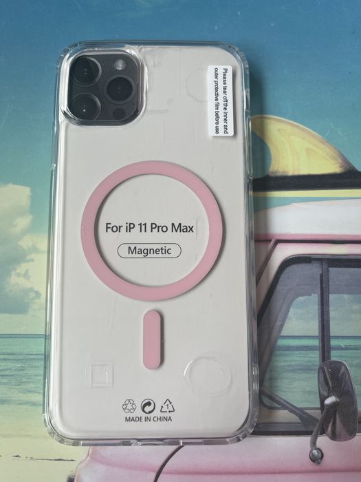 Etui na telefon iPhone 11 Pro Max/ MagSafe/ szkło gratis