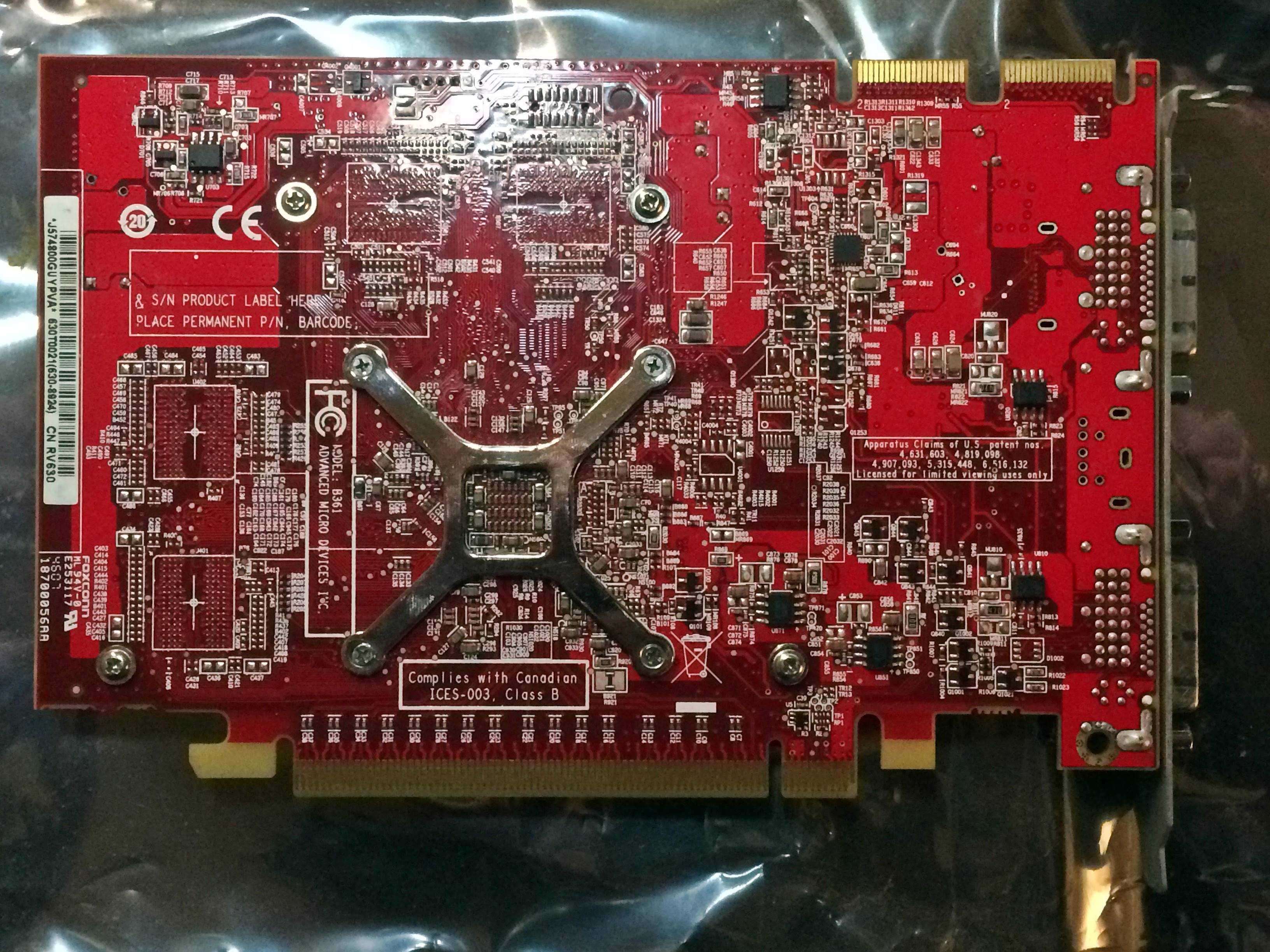 Apple ATI Radeon 2600 XT 256Mb PCIe 2.0 (ORIGINAL de Mac Pro)