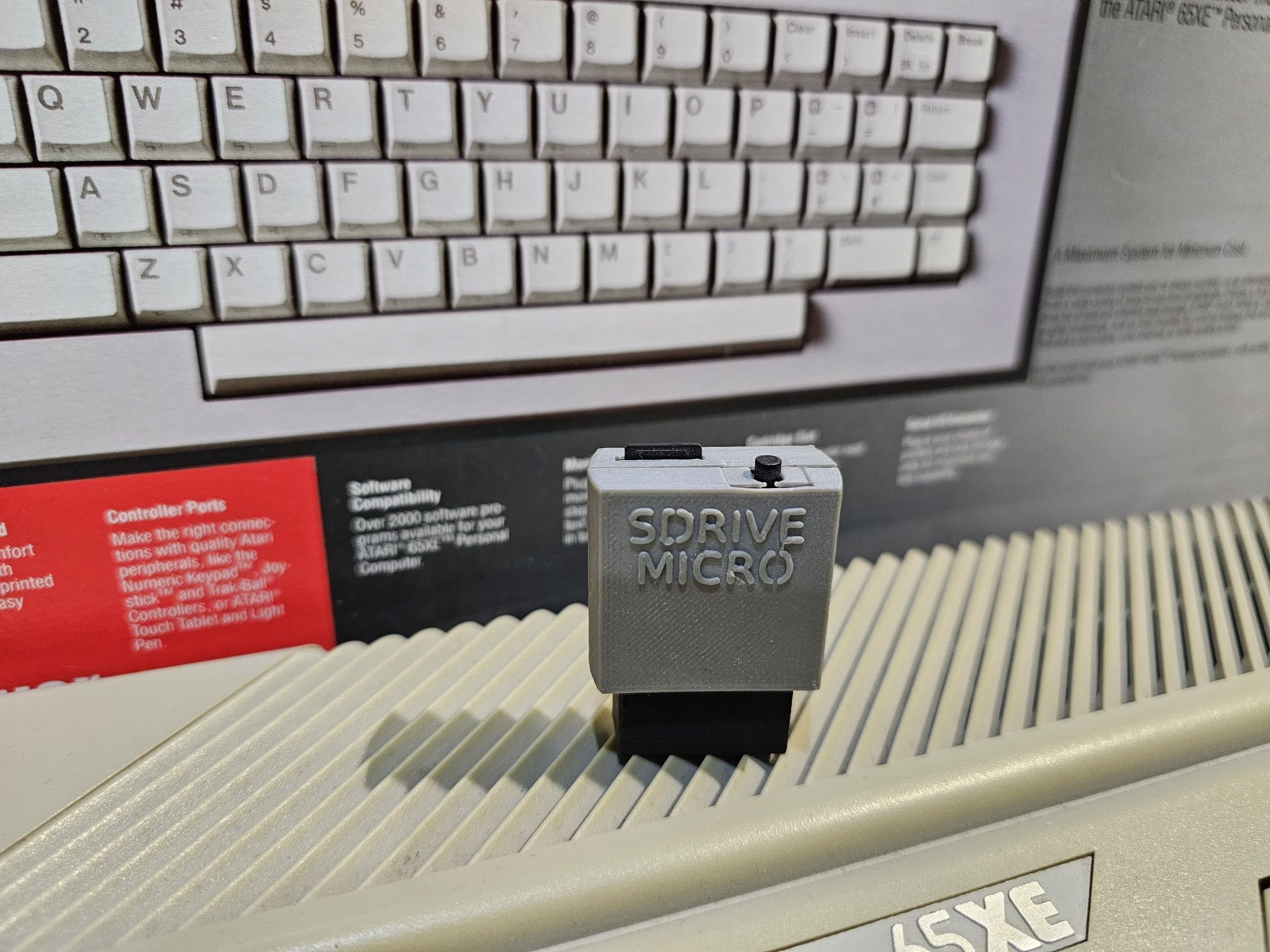Atari 65xe sdeive  pudełko komplet