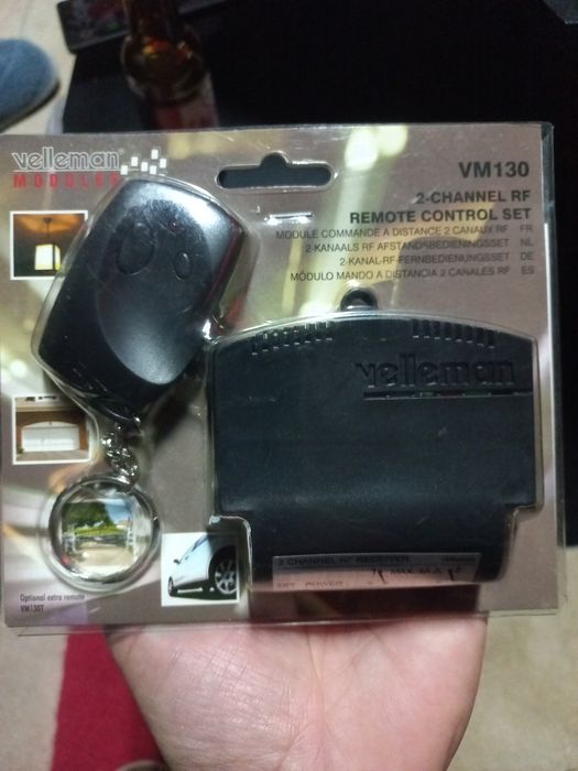 Módulo RF Velleman VM130 – Kit Comando à Distância 2 Canais (Novo)