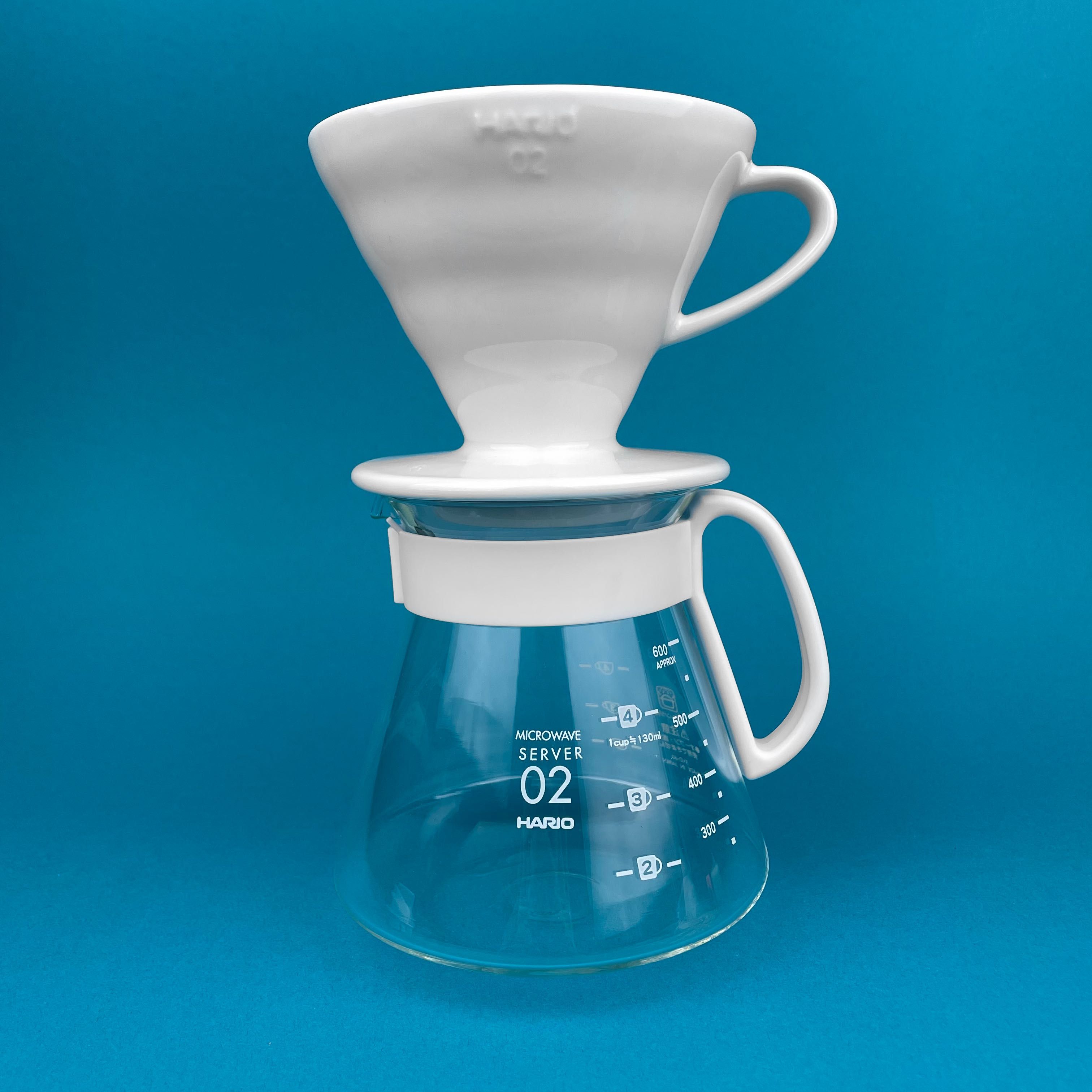 Набір Hario V60 Ceramic 02 ( пуровер / сервер для кави )