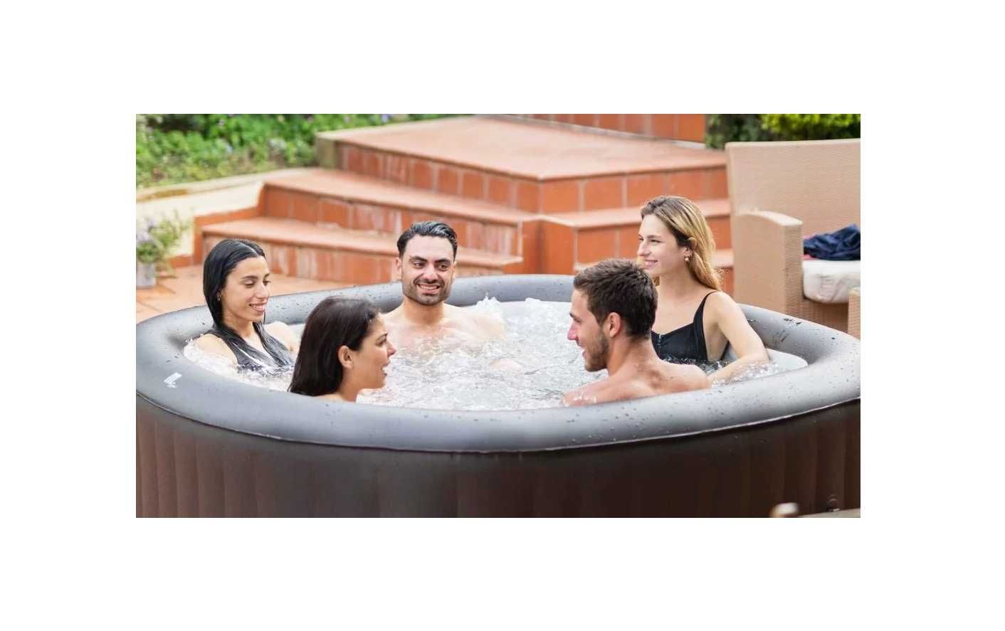 Jacuzzi ogrodowe Dmuchane Mspa Vito 6 osób kwadrat Ozonator! bez Chemi
