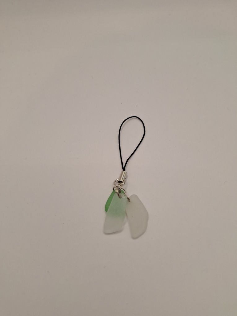 Zawieszka sea glass morskie szkło breloczek biżuteria morska