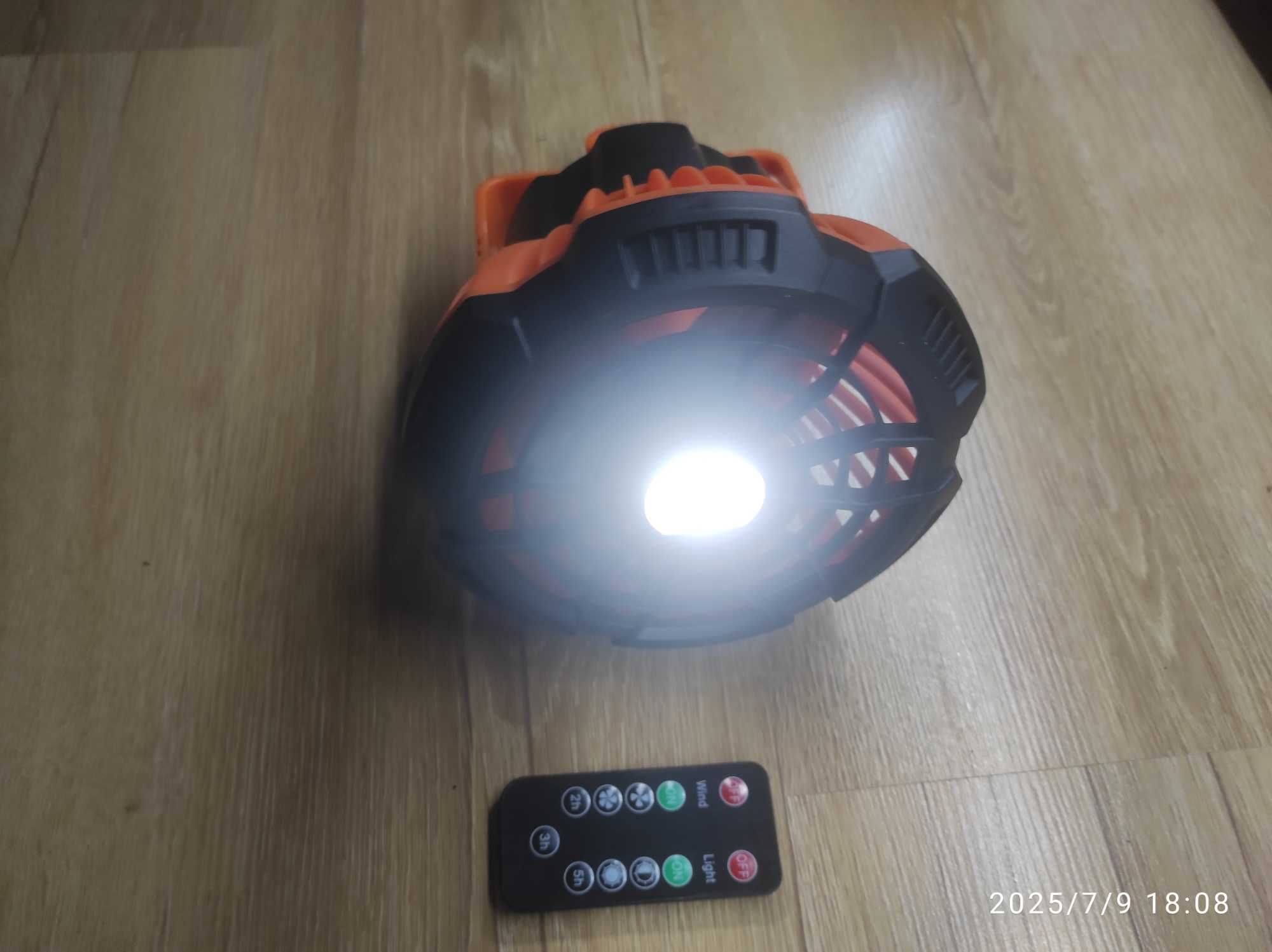 Wentylator turystyczny led 5200ah