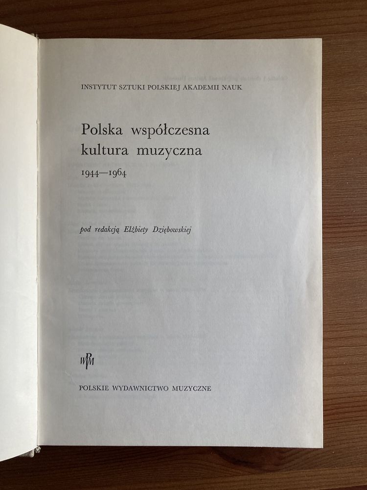 Polska współczesna kultura muzyczna Elzbieta Dziębowska