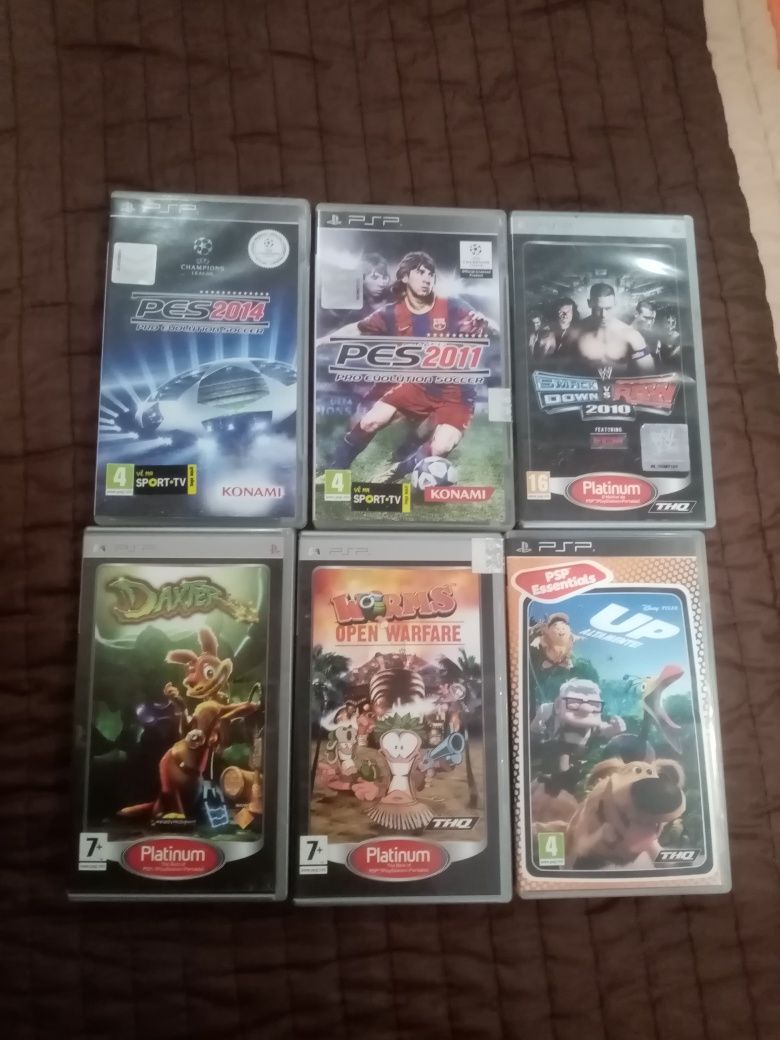 Jogos PSP e ps2.