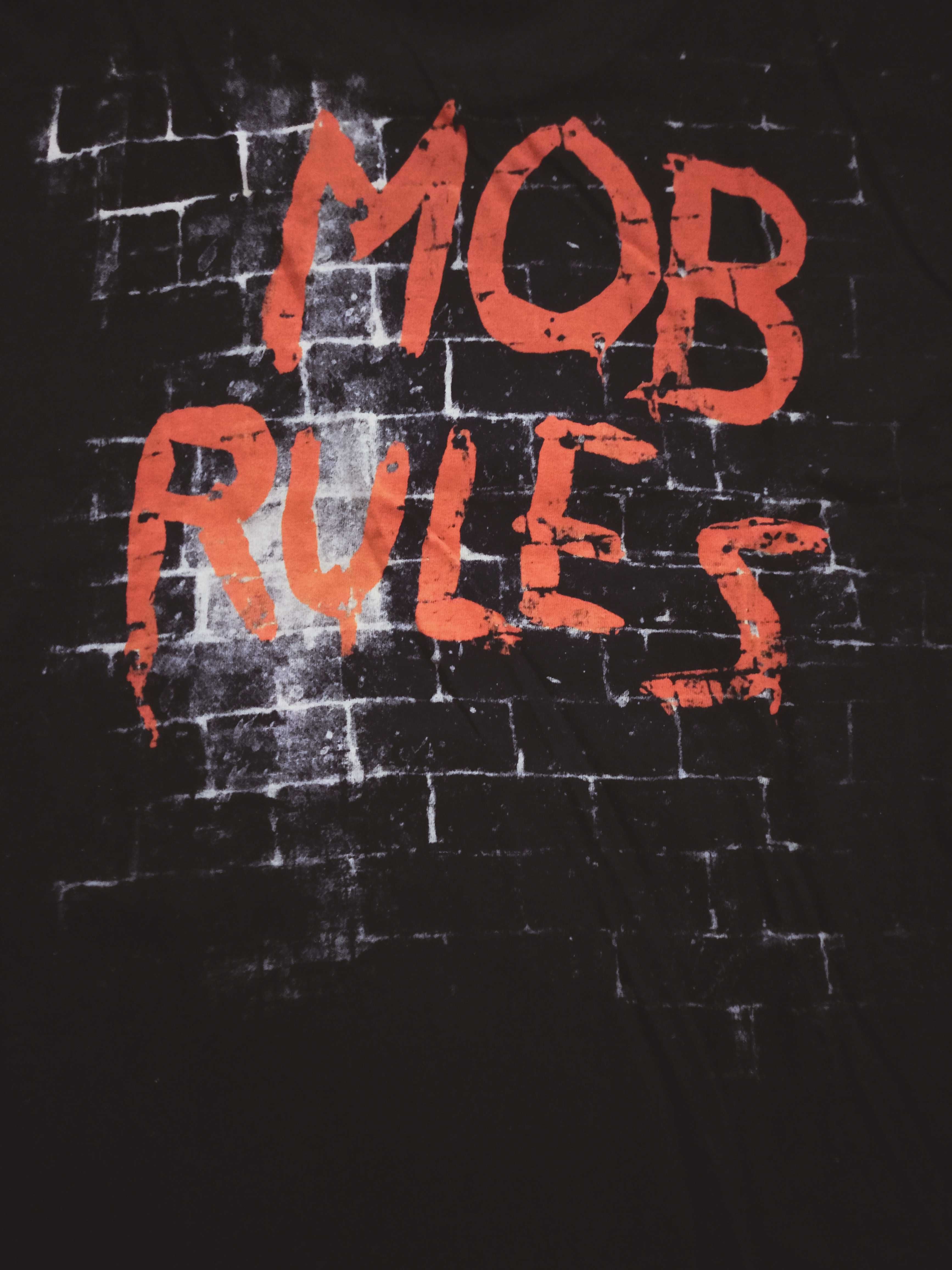 Black Sabbath Mob Rules мерч рок футболка двусторонний принт размер L