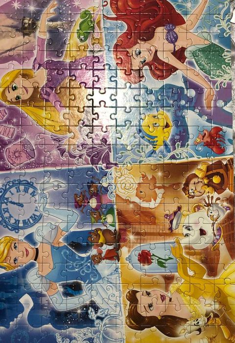 Puzzle Disney Princess(180 Peças/+ 7anos)