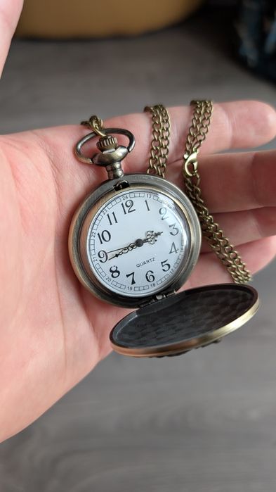 Карманные часы на цепочке игра престолов Таргариен волк и дракон