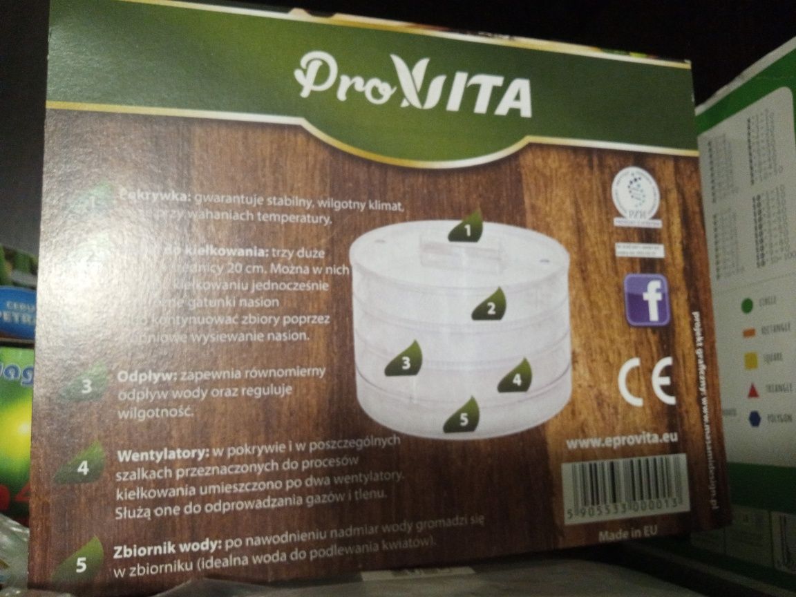 Kiełkownica 3 szalki