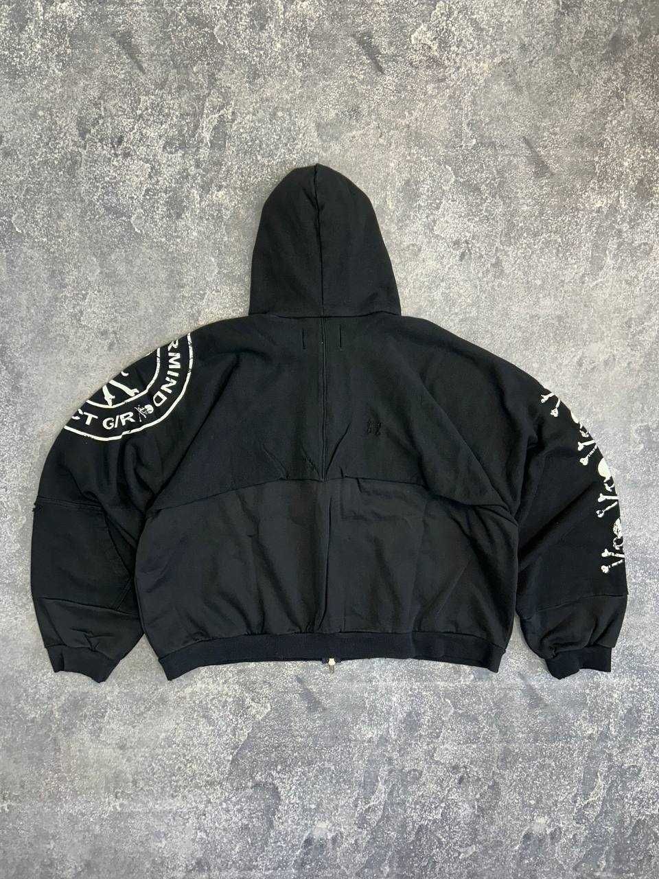 Худі Project Grailz GR Mastermind zip up чорна зіпка зипка худи кофта