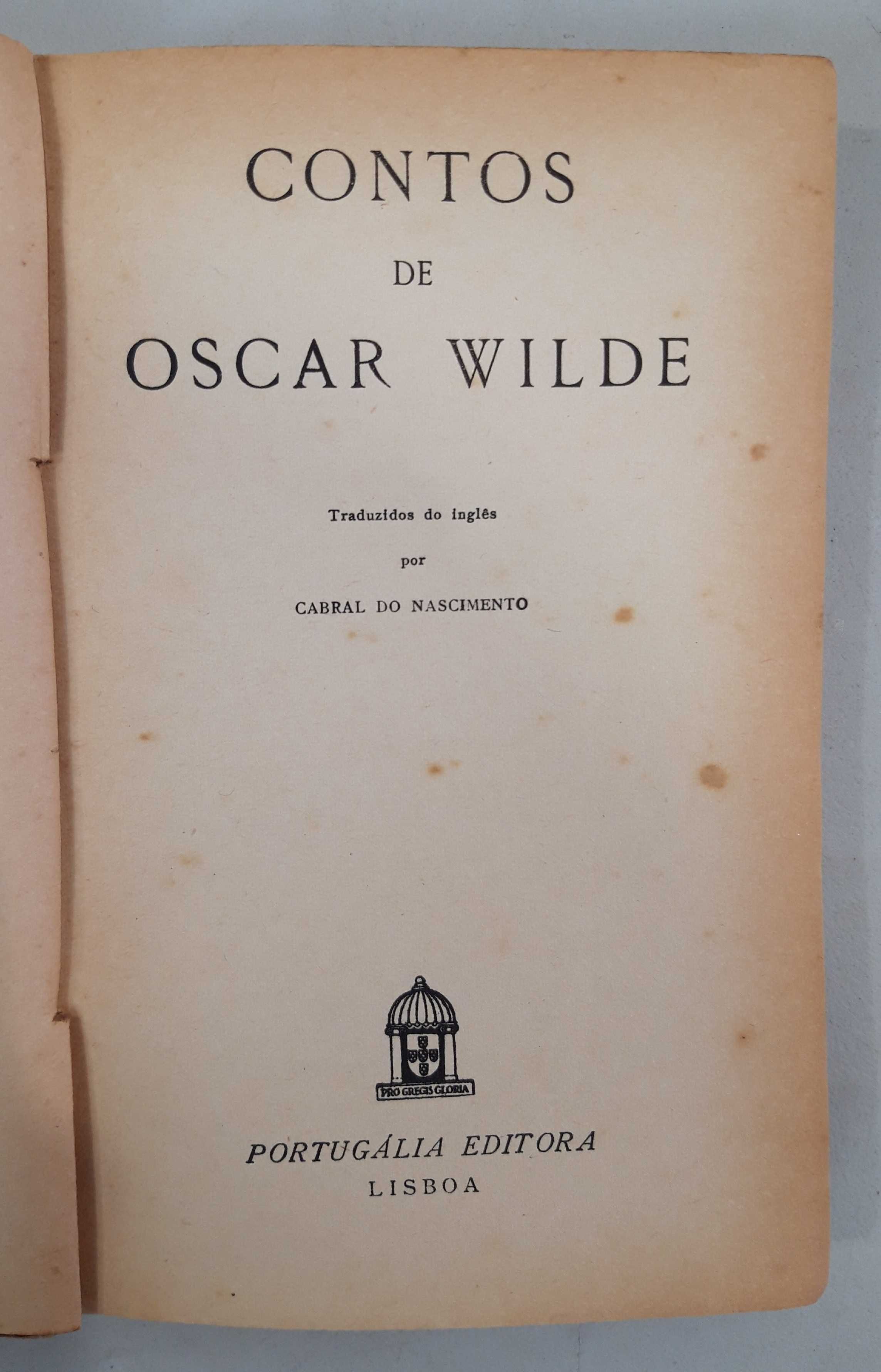 Livro  Ref Cx B-  Oscar Wilde - Contos