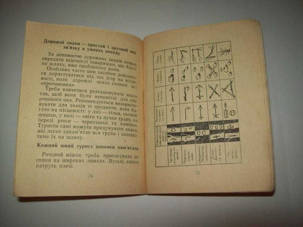 Книга Советы юному пионеру по туризму 1966 г.