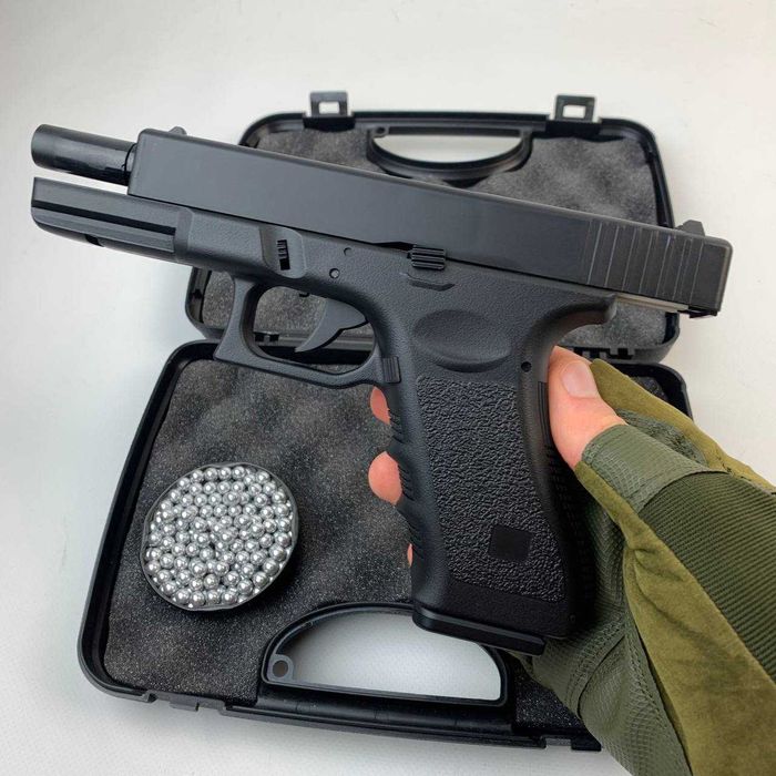 Дитячий пістолет Глок Glock 17 для дітей на пулях 6мм іграшка метал