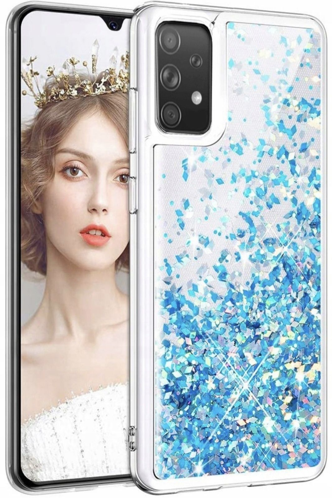 Etui z brokatem do Samsung A32 5G / M32 5G