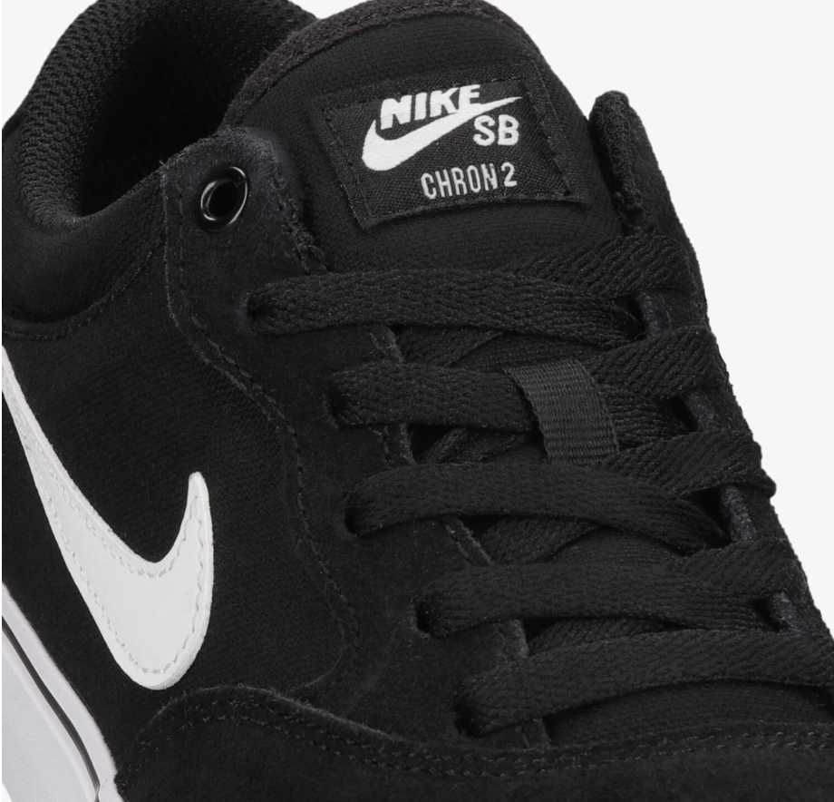 Buty Męskie Trampki Nike SB CHRON 2 czarne -001 r.45,5 wys.24h