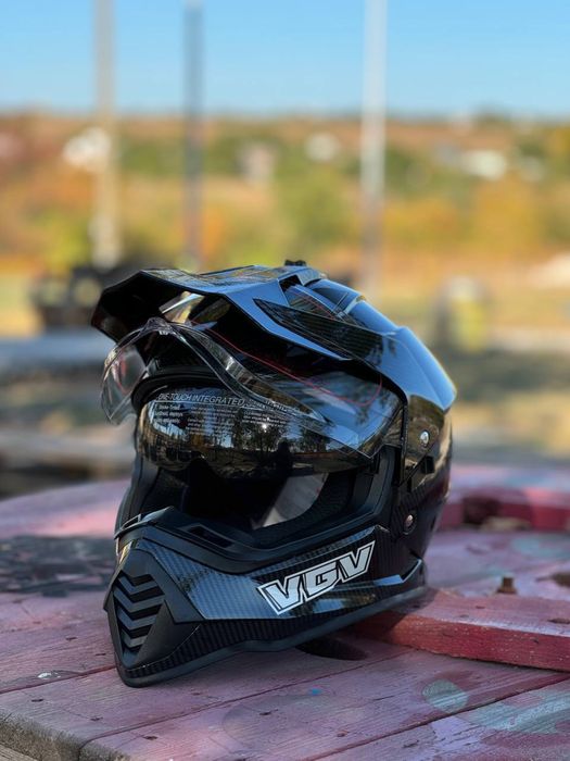 Кроссовый мото шлем размер М