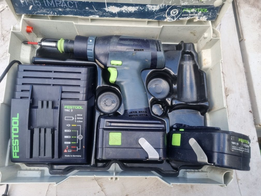 Zakrętarka klucz udarowy festool TI centrotec systainer wkrętarka udar