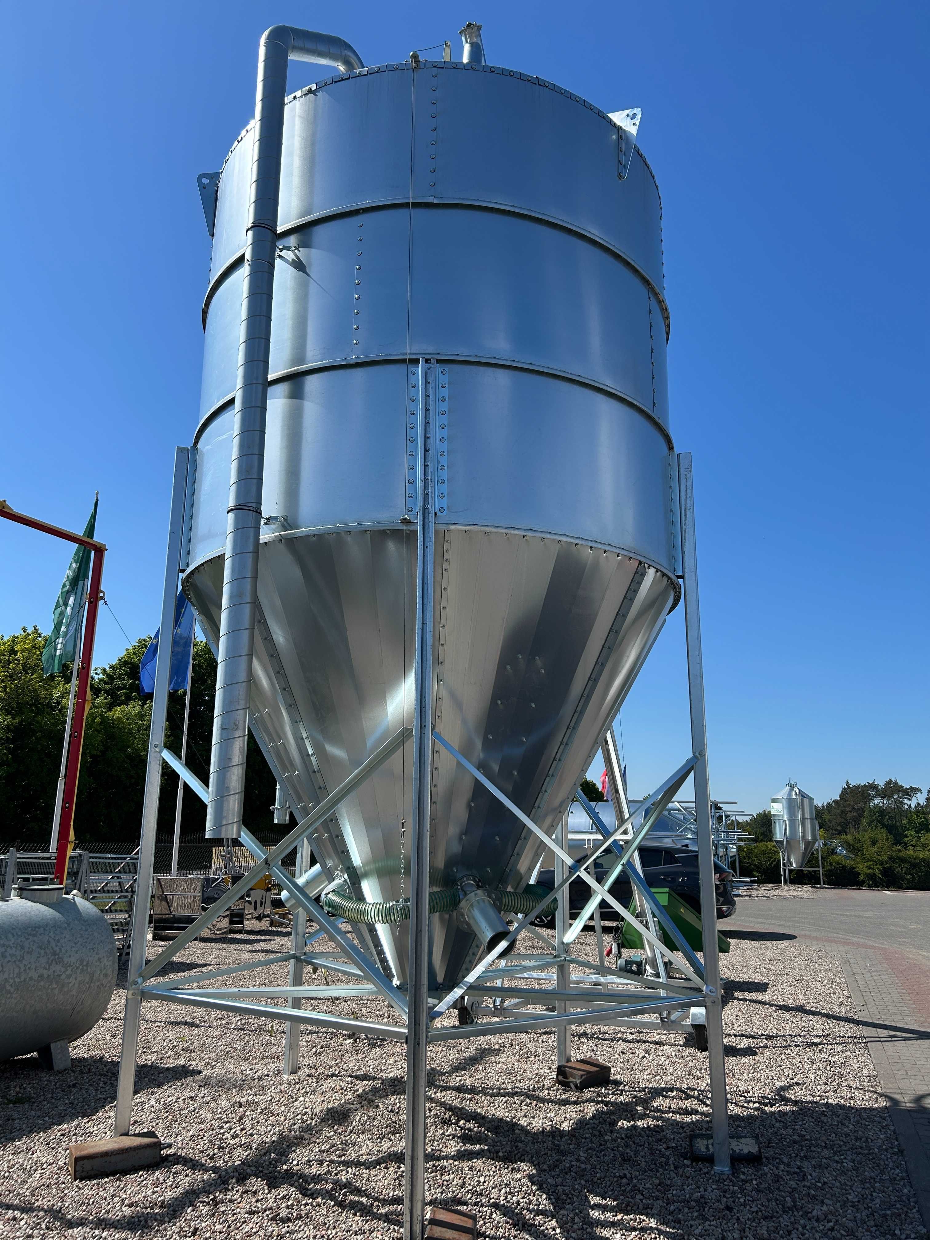 Silos Zbożowy Paszowy Lejowy 3/5/6/8/9/12/15/18/20/25/30/38T Producent