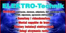 Elektryk, Instalacje elektryczne, Alarmy, Anteny, Pomiary, Światłowody