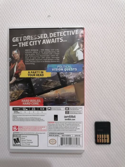 Nintendo switch Disco Elysium