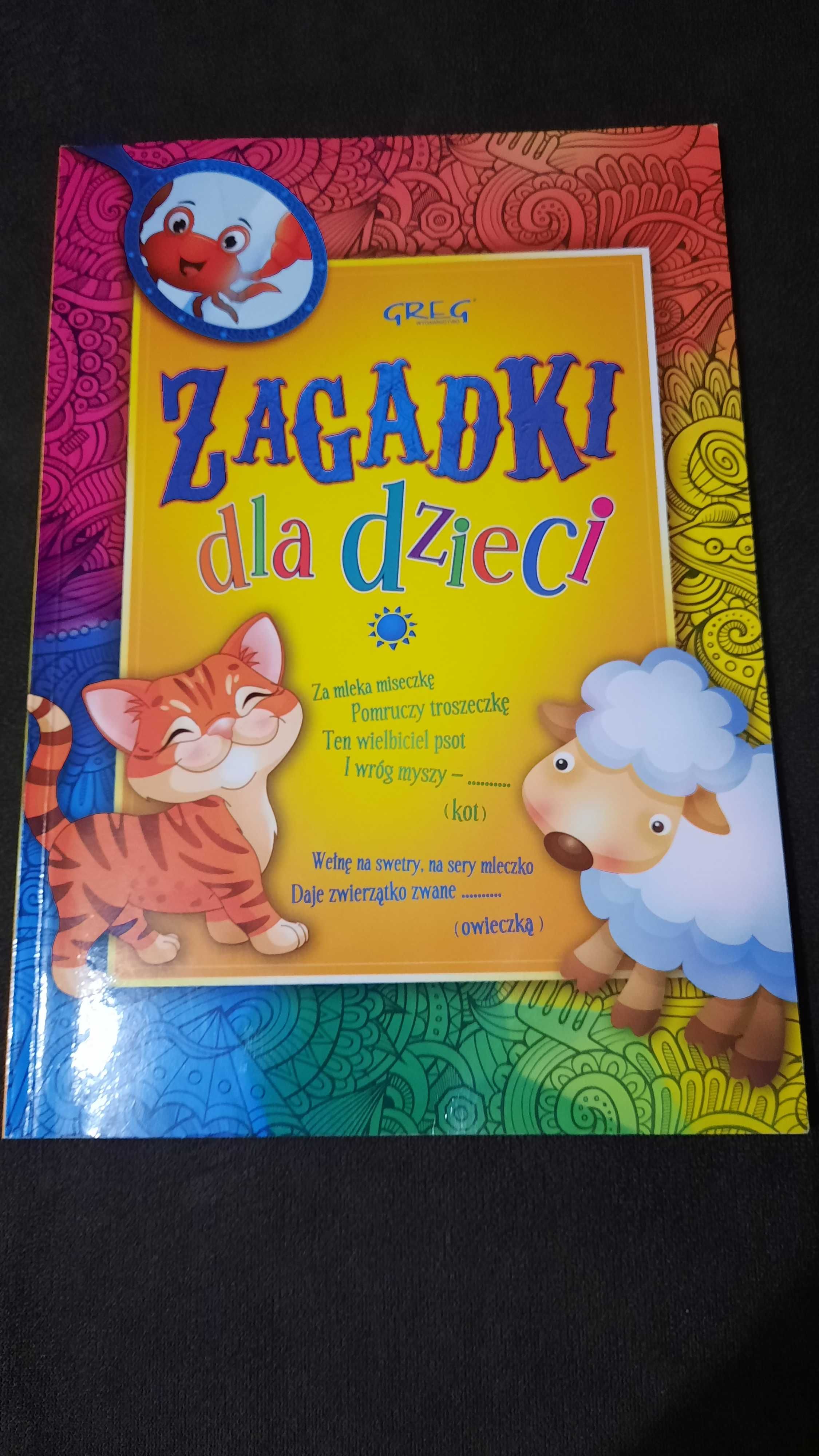 Książka "Zagadki dla dzieci" - stan bdb