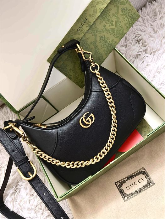 Czarna torebka Gucci