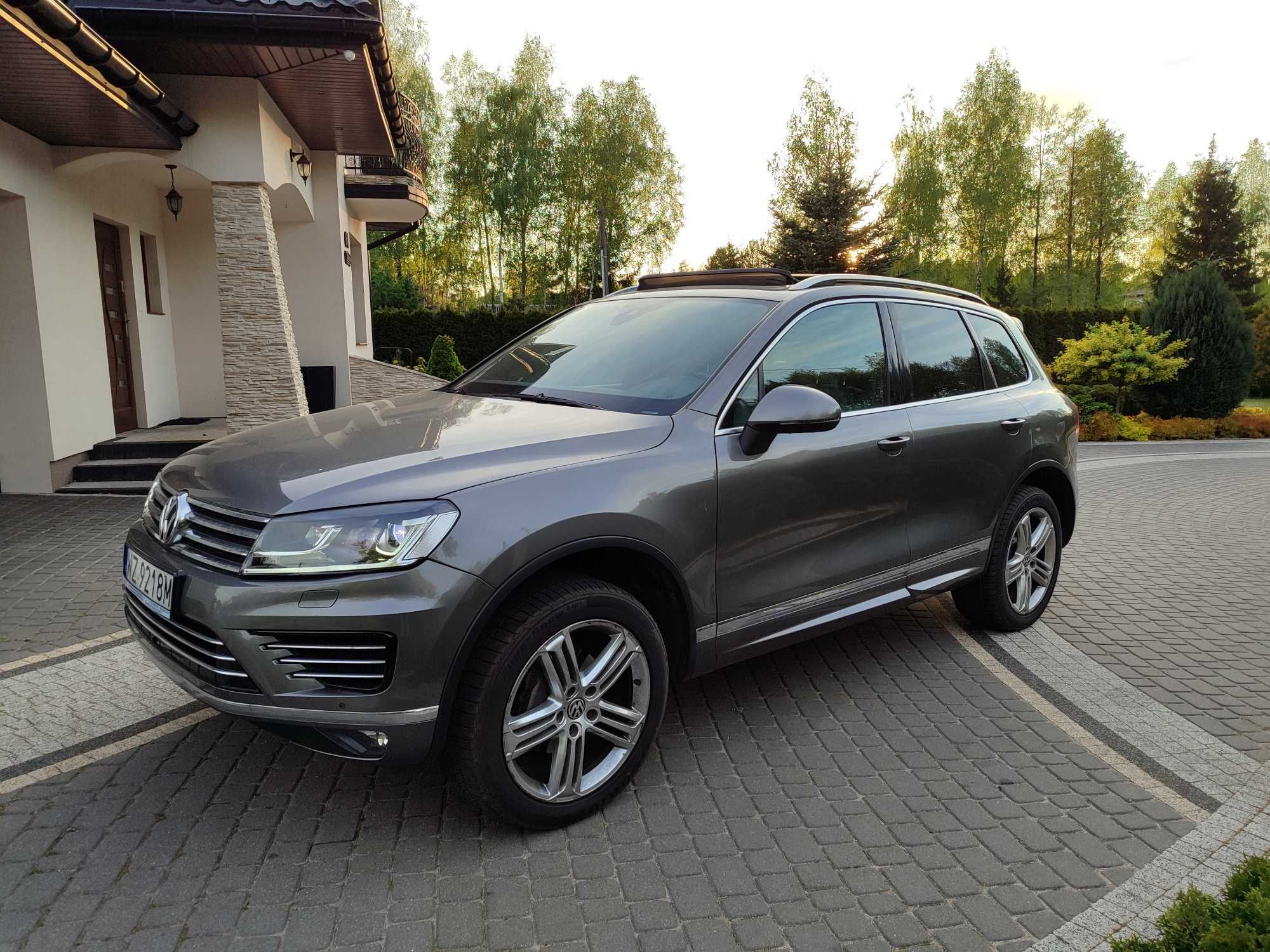 VW TOUAREG 3.0 TDI R-line Salon PL 2015 r 260 km 4x4 fv23%