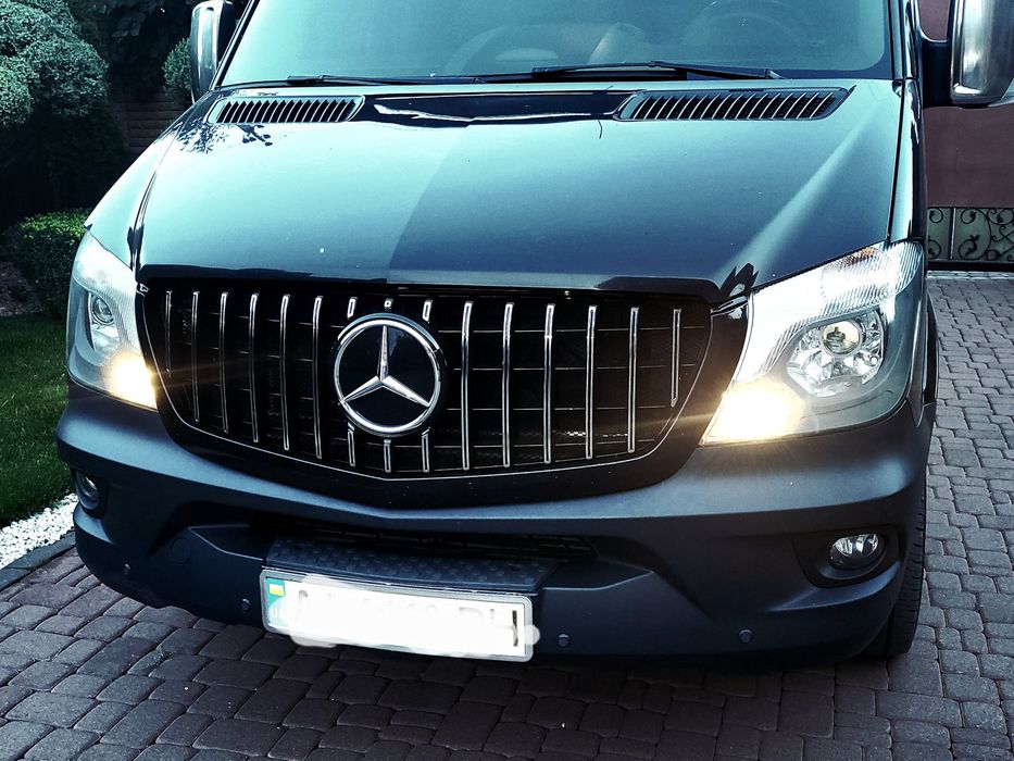 Передняя решетка GT Chrome для Mercedes Sprinter W906 2006-2018 г. ABS