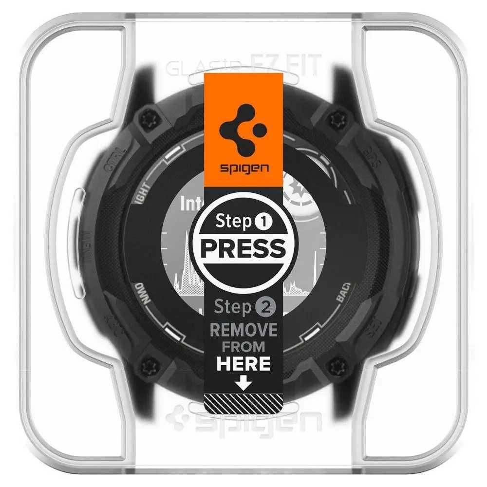 Защитное стекло Spigen ''EZ Fit'' 2-pack для Garmin Instinct 2X Solar