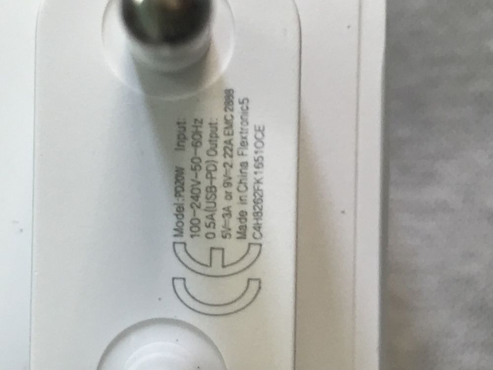 Ładowarka do iPhona Pd 20W z przewodem usb-c do lightning