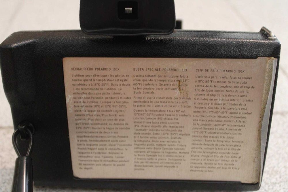 Máquina de fotografar Polaroid