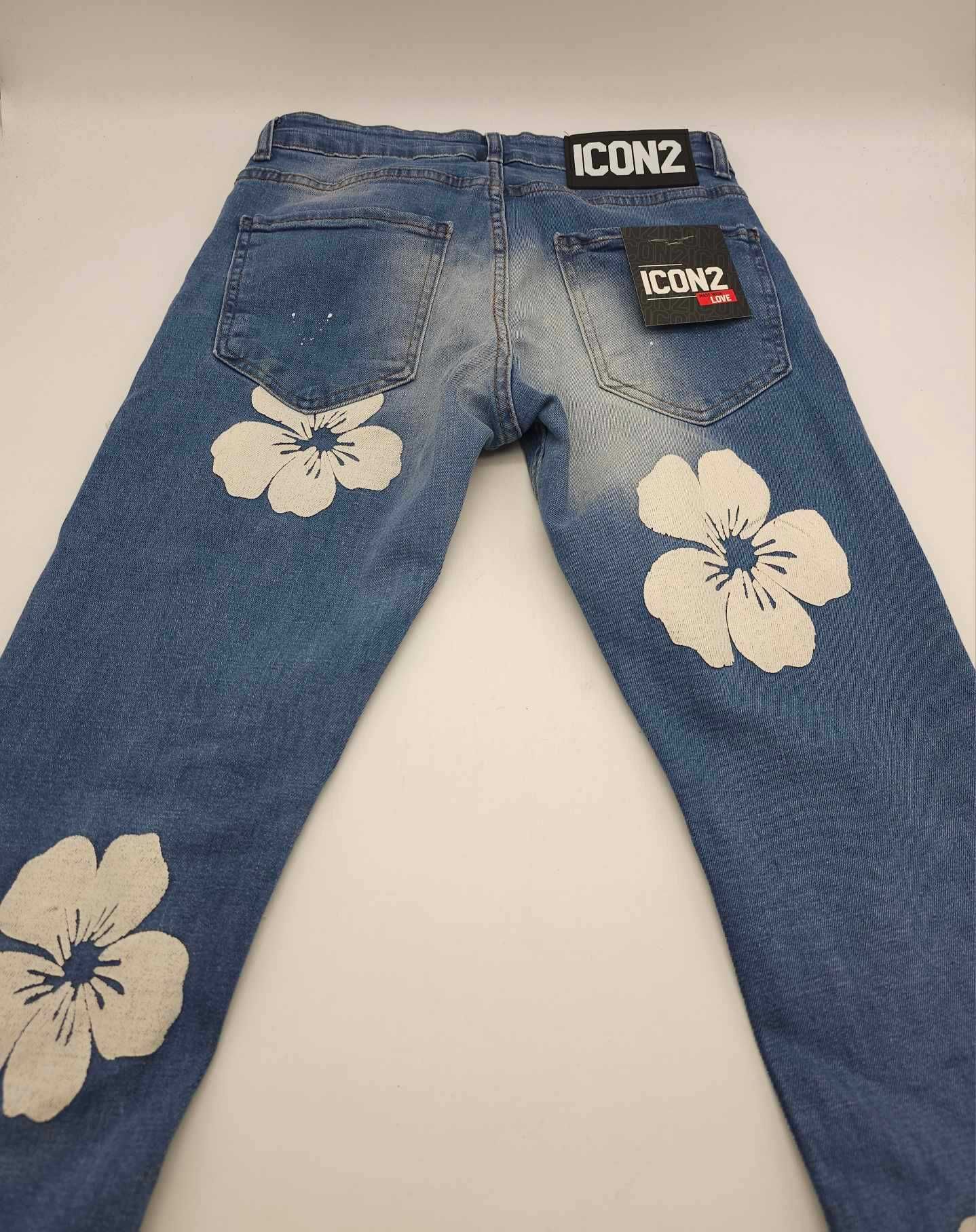 Dsq2 / Icon calça de ganga novo modelo