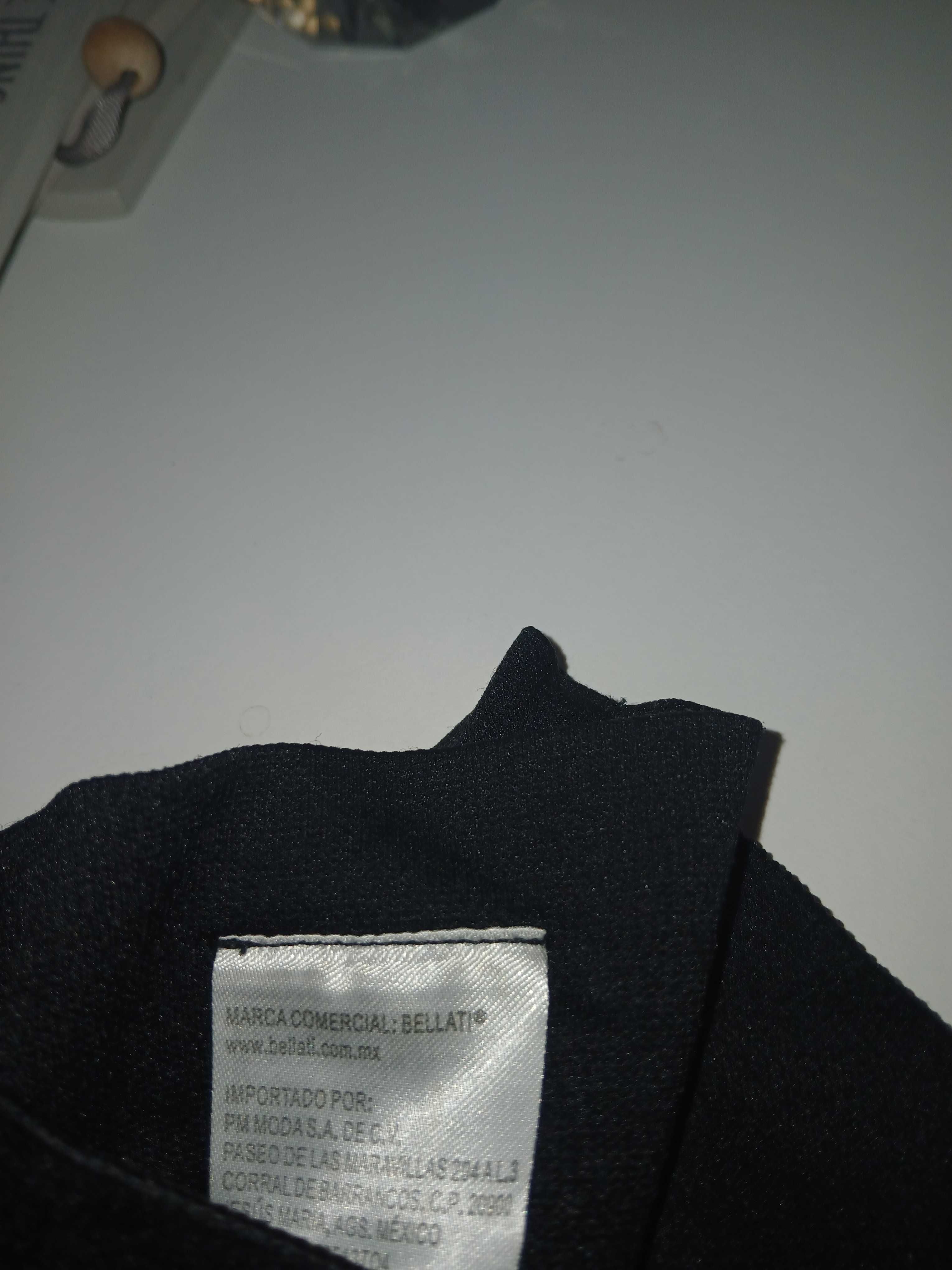Czarne majtki modelujace wyszczuplajace push up Bellati S