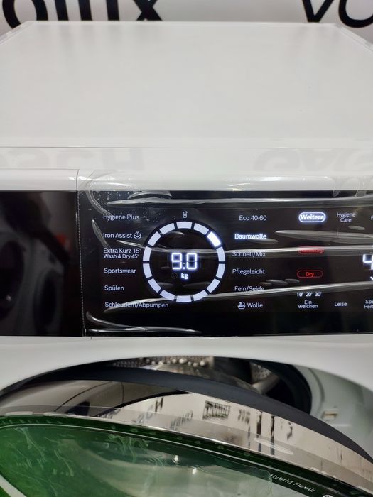 Нова прально-сушильна машина BOSCH Serie 8 Wash&Dry Hybrid FlexAir 9/6