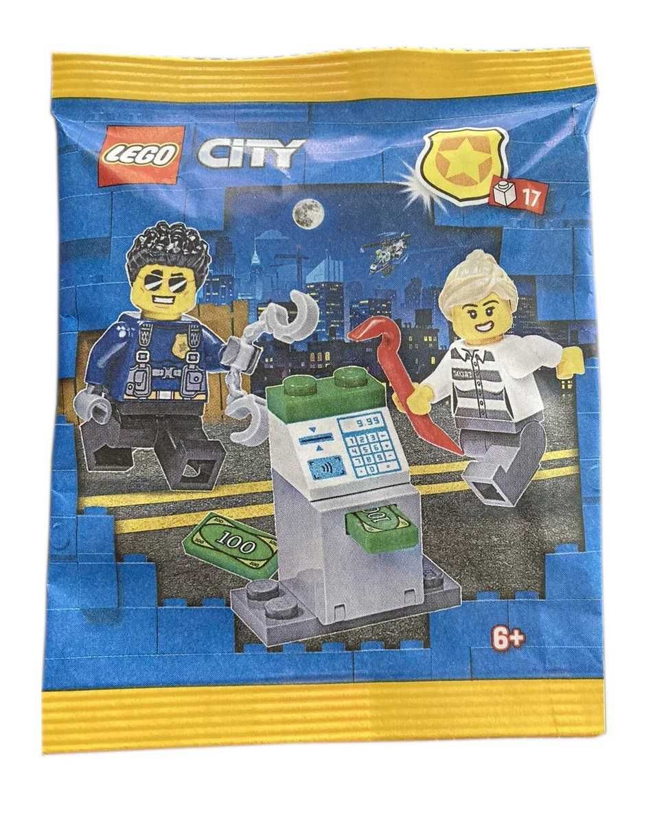 LEGO City Polybag - Policeman and Crook with ATM #952304 klocki zestaw