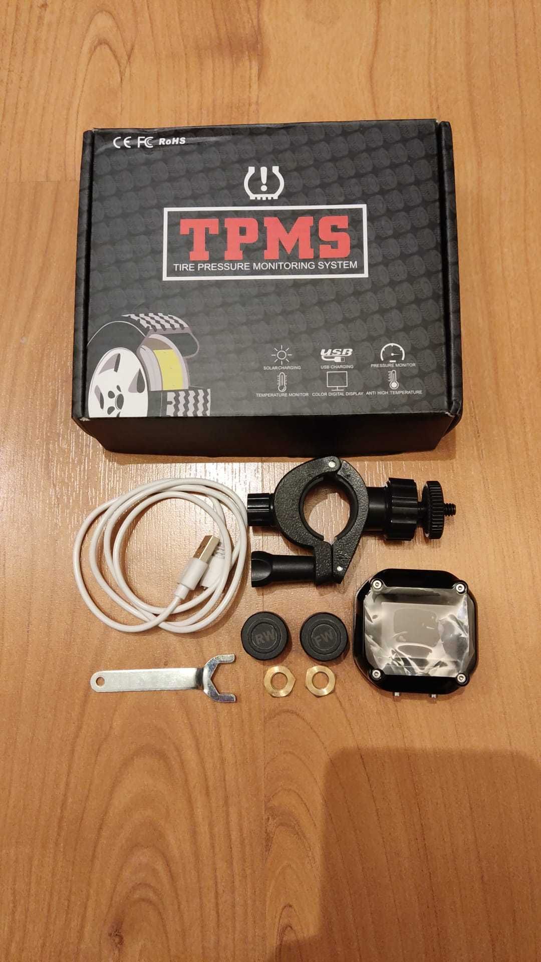 TPMS sensor pressão pneus mota